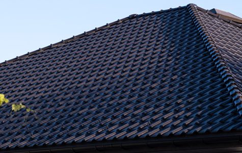 Selection of modern roofing materials for residential homes.